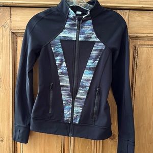 NWOT Ivivva black full zip jacket sz 12